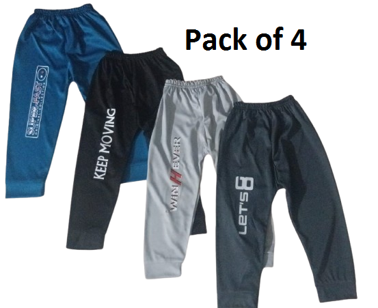 Kids Joggers Kids Lowers Track Pants Combo Pack of 4 (COD Available) All India Free Shipping